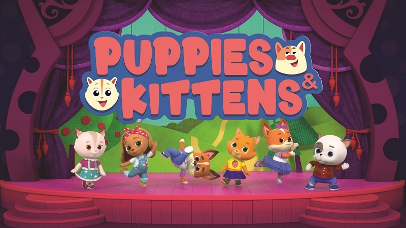 'Puppies and Kittens' poster