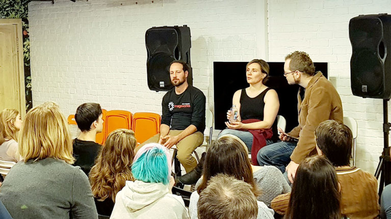 Аниматоры из США в анимационной студии ПАРОВОЗ us-animators visit parovoz studio