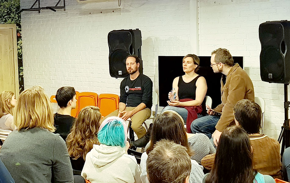 Аниматоры из США в анимационной студии ПАРОВОЗ us-animators visit parovoz studio