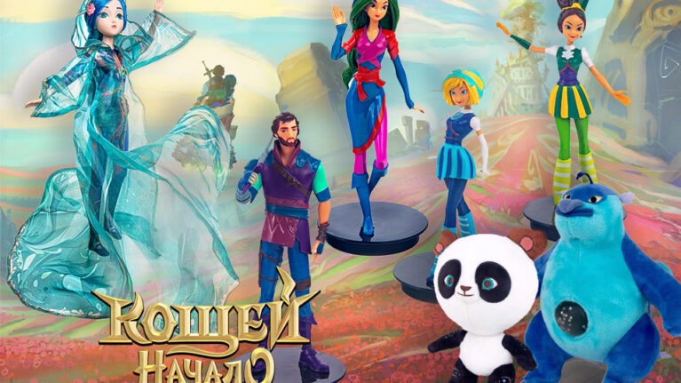 电影《科西切·起源传说》周边玩具。