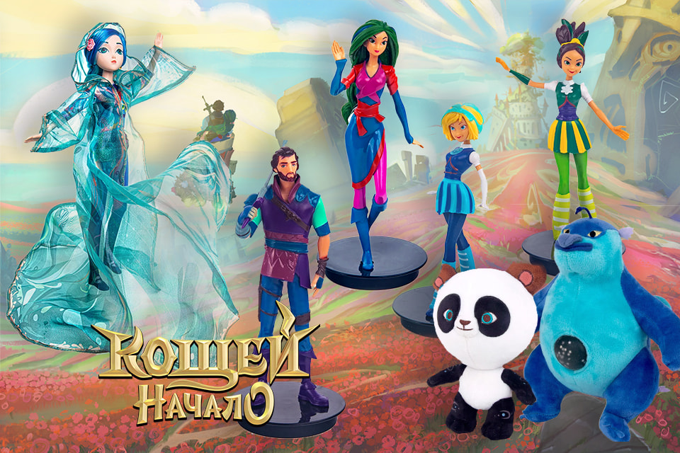 电影《科西切·起源传说》周边玩具。