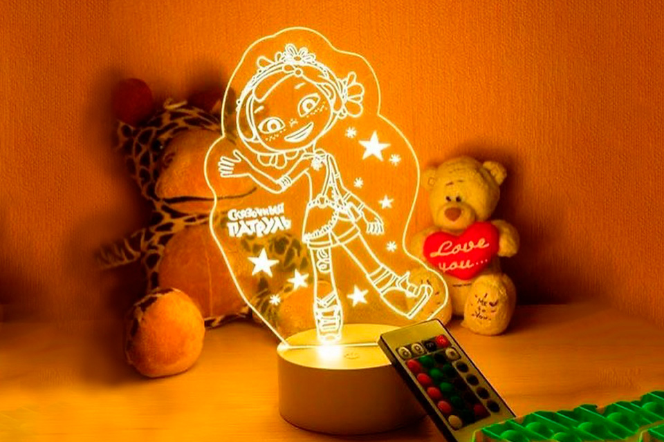 来自著名魔法师的“美少女巡逻队”夜灯