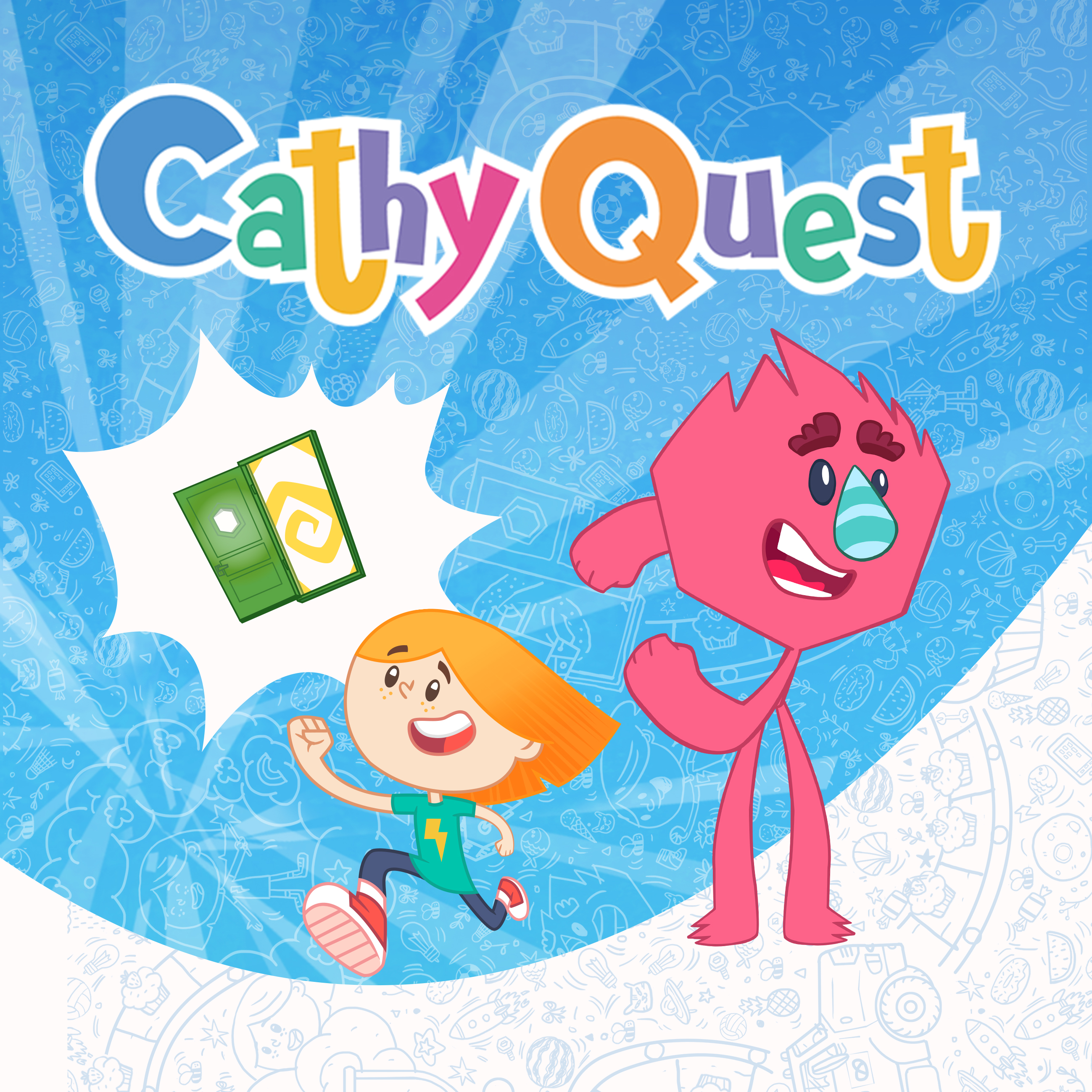 'Cathy quest' cartoon poster